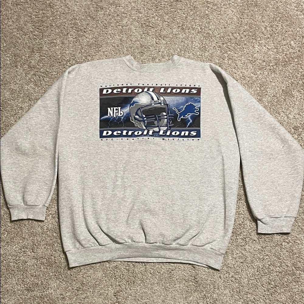 Detroit Lions Gray Sweater